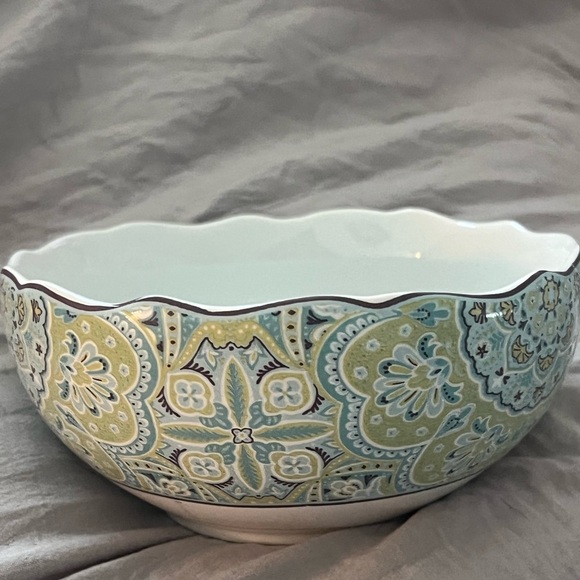 222 Fifth Other - SOUP/CEREAL BOWL 222 FIFTH LYRIA TEAL PRETTY